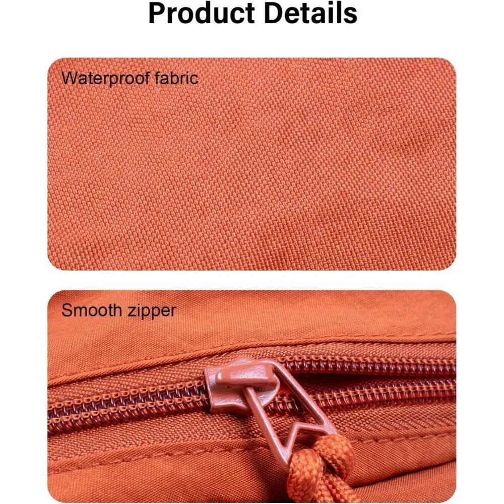 Women's Nylon Crescent Crossbody Bag Multi-Pocket Portable Lightweight Stylish